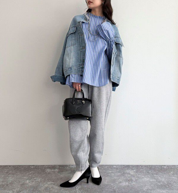 fredy emue「袖フレアストライプシャツ」|シャツ・ブラウス|