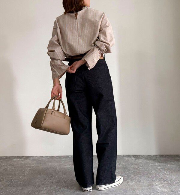 fredy emue「袖フレアストライプシャツ」|シャツ・ブラウス|