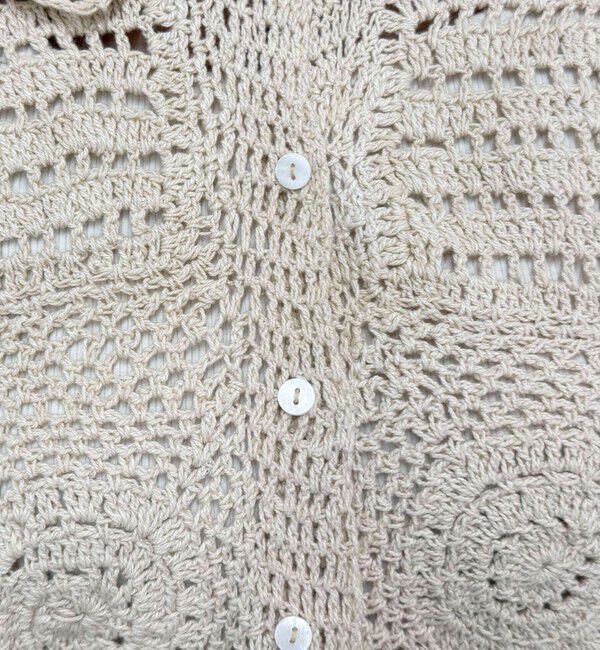 fredy emue「MADE INDIA クロシェ編みカーディガン」|カーディガン|