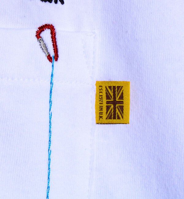 FREDY MAC「【COBMASTER/コブマスター】天竺ピグメント加工 クライマーベアーポケット刺繍Tシャツ」|Tシャツ・カットソー|