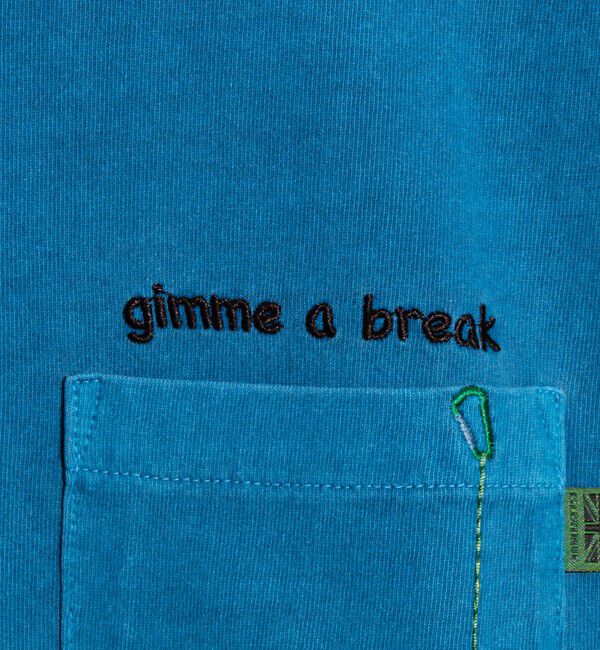 FREDY MAC「【COBMASTER/コブマスター】天竺ピグメント加工 クライマーベアーポケット刺繍Tシャツ」|Tシャツ・カットソー|