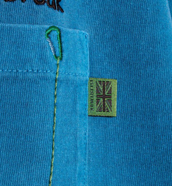 FREDY MAC「【COBMASTER/コブマスター】天竺ピグメント加工 クライマーベアーポケット刺繍Tシャツ」|Tシャツ・カットソー|