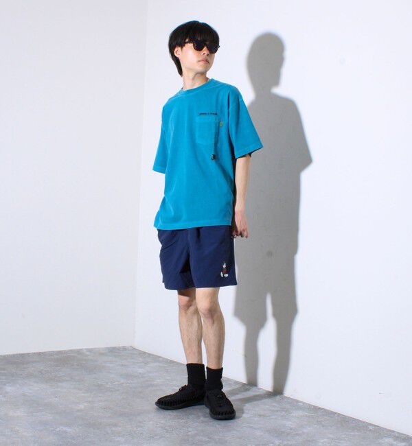 FREDY MAC「【COBMASTER/コブマスター】天竺ピグメント加工 クライマーベアーポケット刺繍Tシャツ」|Tシャツ・カットソー|