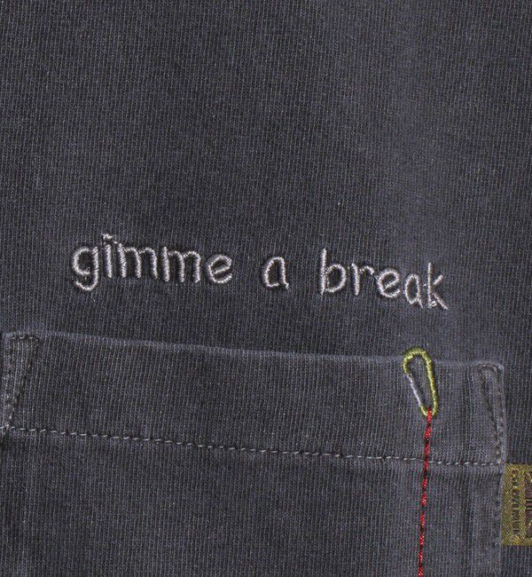 FREDY MAC「【COBMASTER/コブマスター】天竺ピグメント加工 クライマーベアーポケット刺繍Tシャツ」|Tシャツ・カットソー|