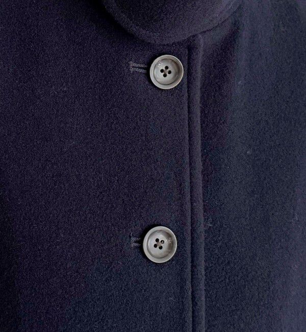 fredy emue「【追加生産決定！】Super100ステンカラーミドルコート」|ダッフルコート|