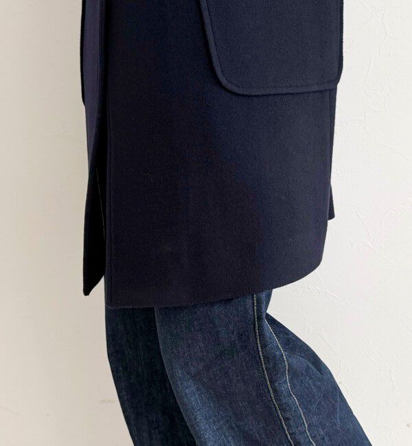 fredy emue「【追加生産決定！】Super100ステンカラーミドルコート」|ダッフルコート|