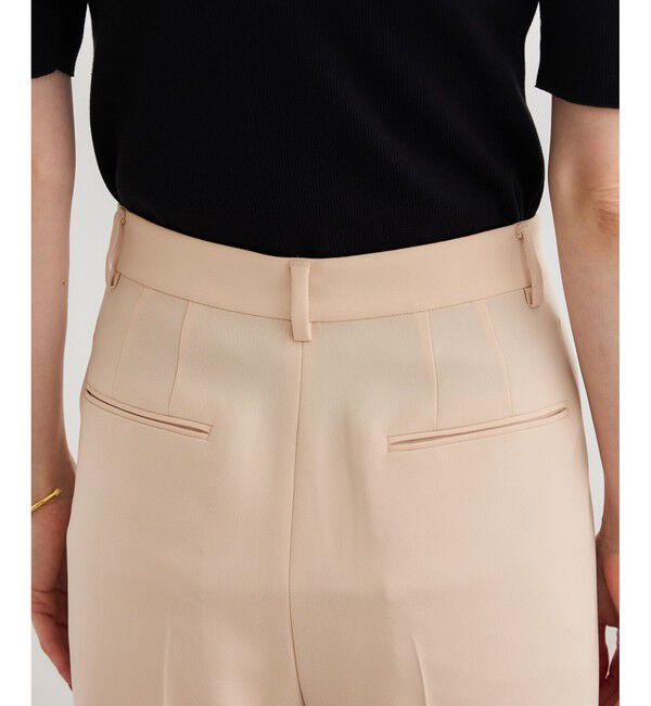 ROPE「【洗える】ダブルクロステーパードパンツ（美人パンツ）」|チノ|