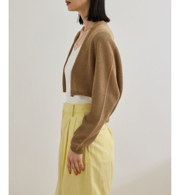 ROPE「ホールガーメント ボレロニットカーディガン」|ニット・セーター|