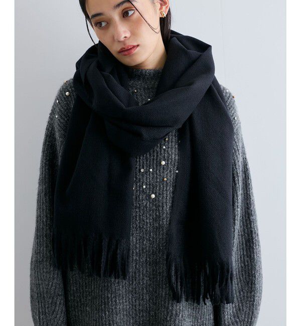 VIS「【リサイクルポリ】なめらかタッチ無地マフラー」|マフラー|クロメイン