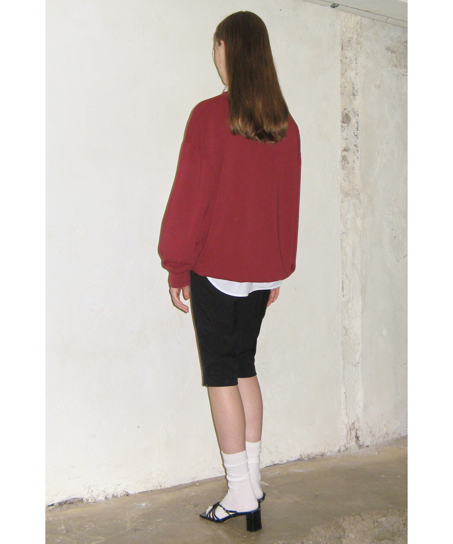 VIS「【韓国人気ブランド/sinoon】ヴィンテージライクスウェットプルオーバー【洗える】」|スウェット・ジャージ|