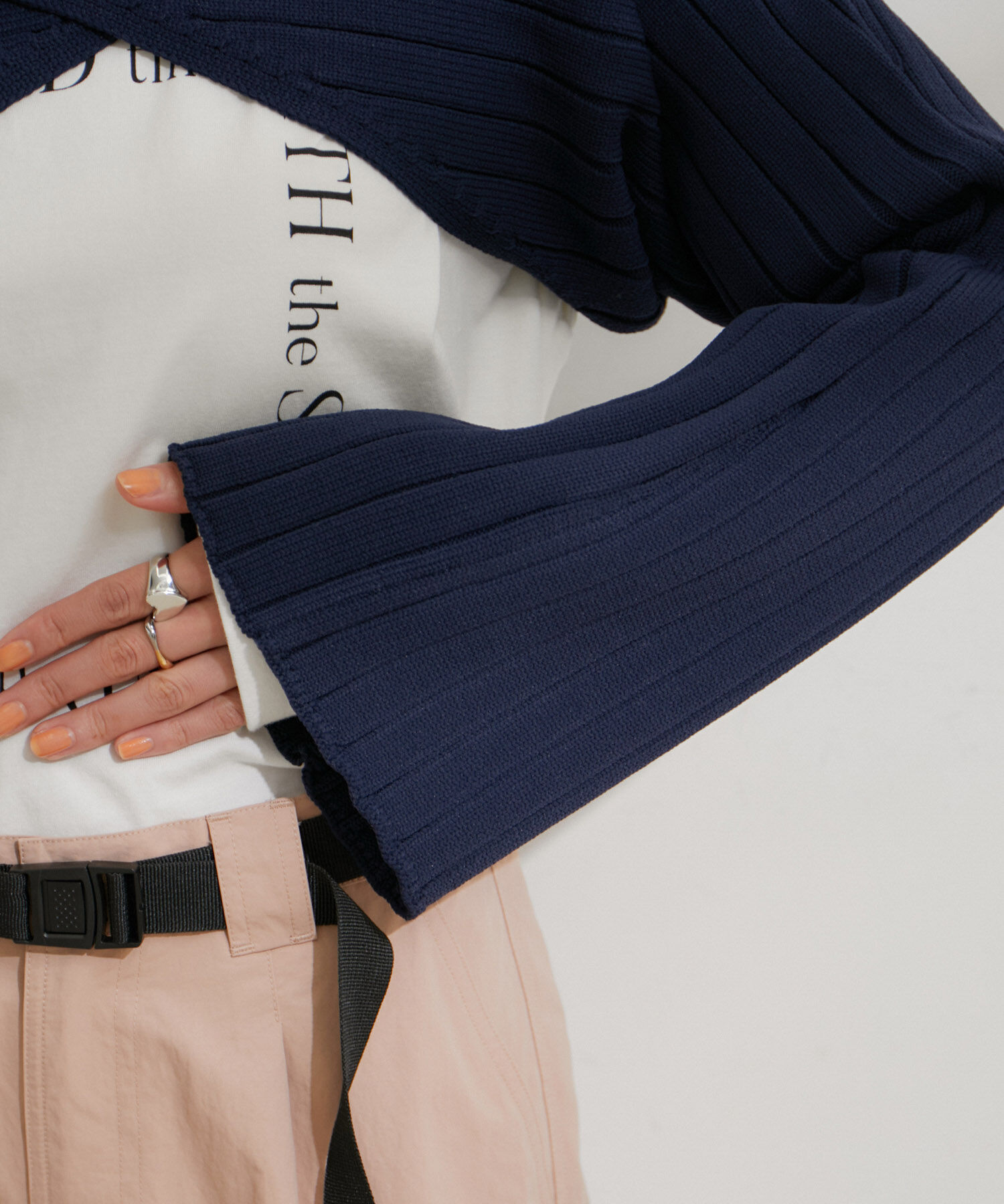 VIS「【STAYC/SIEUN着用】レイヤードニットプルオーバー」|ニット・セーター|