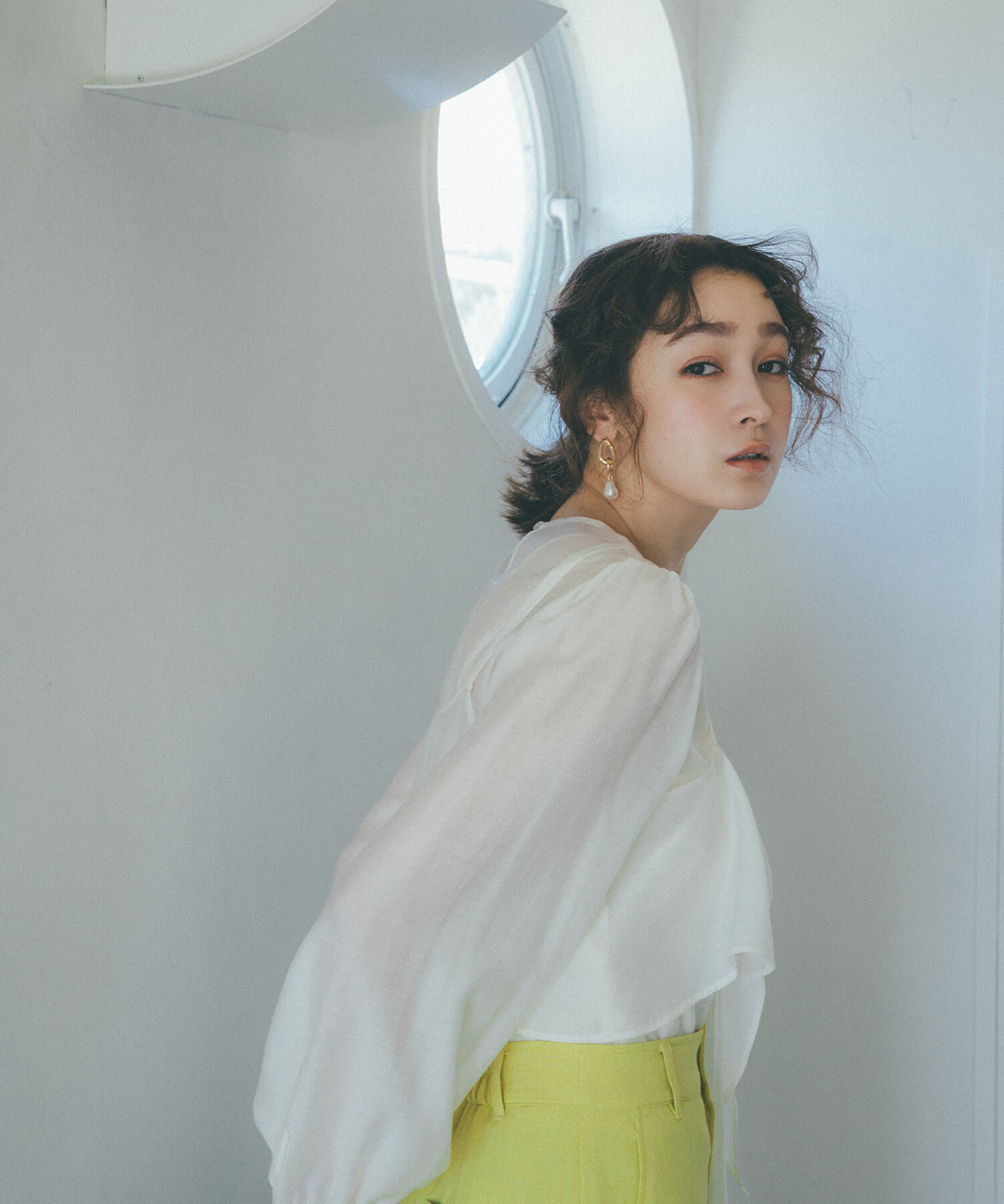 VIS「ビスチェドッキングシアーブラウス」|シャツ・ブラウス|