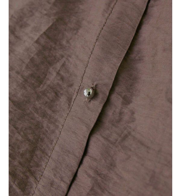 VIS「メタル釦シンプルシアーシャツ」|シャツ・ブラウス|