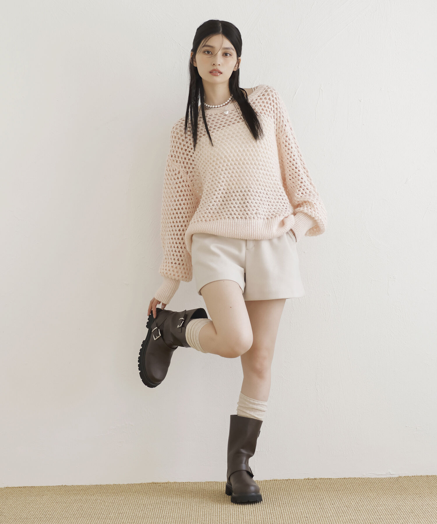 VIS「【洗える】ジャージメルトンショートパンツ」|その他|