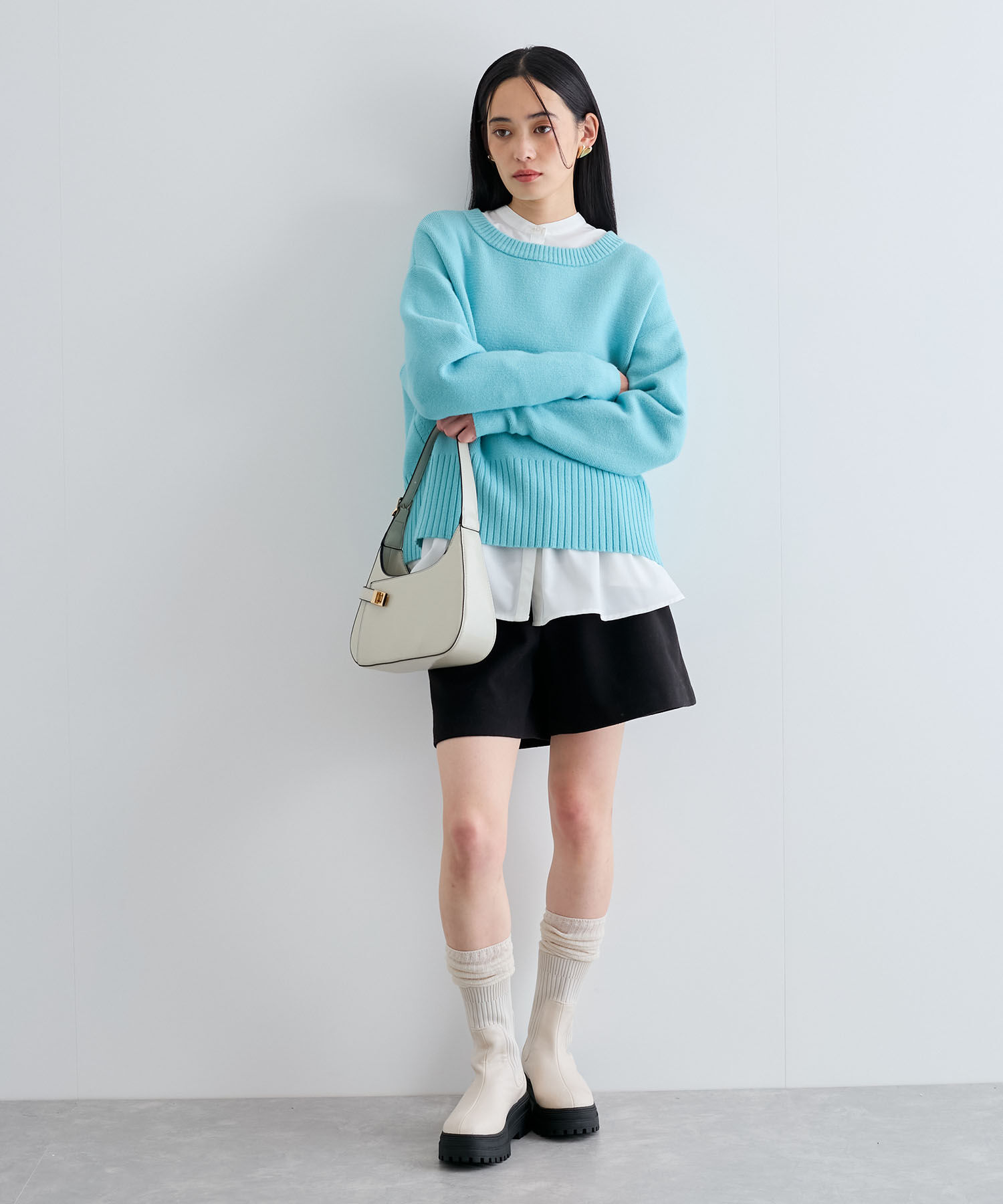 VIS「【洗える】ジャージメルトンショートパンツ」|その他|