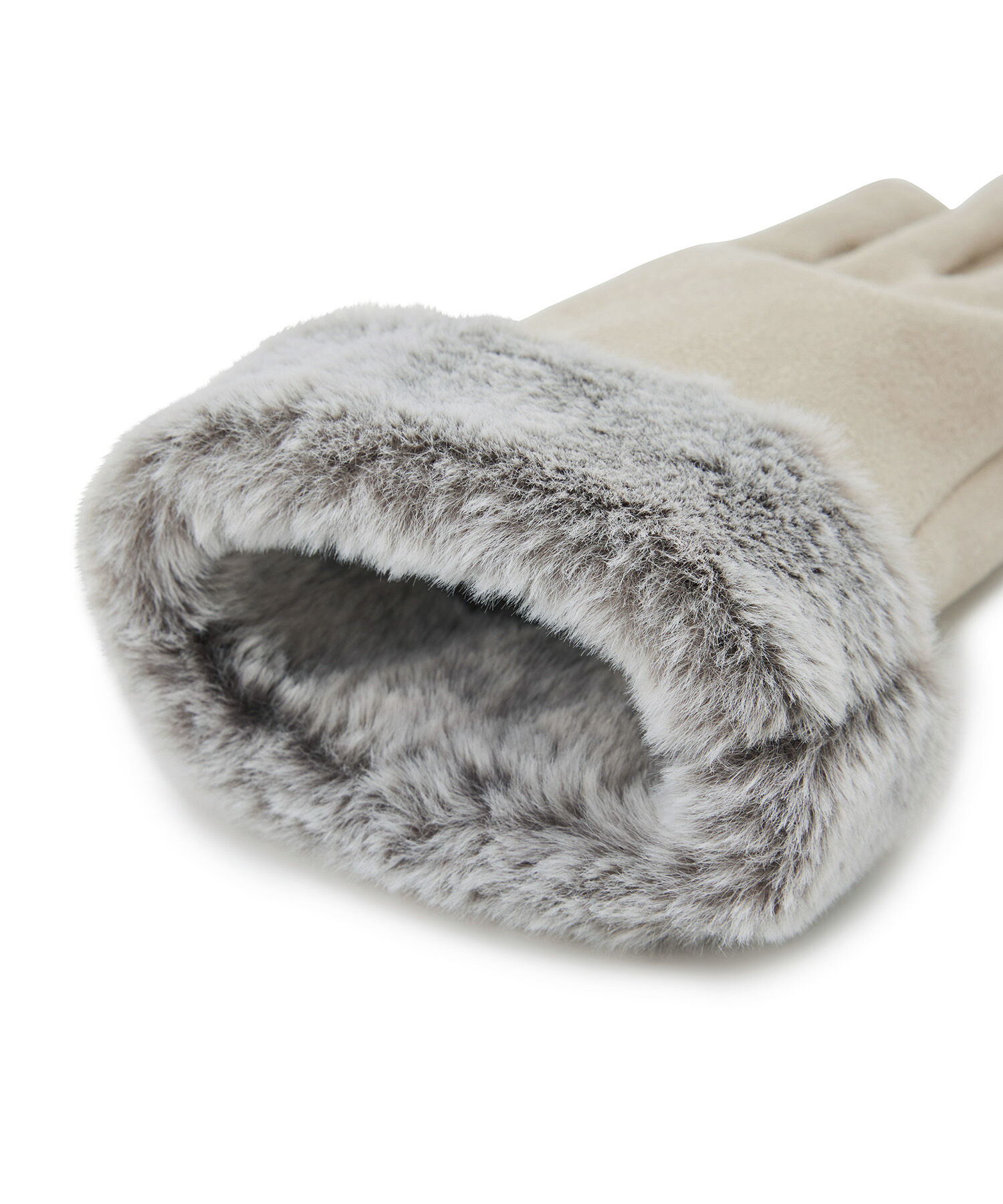 VIS「フェイクスェードファーグローブ」|手袋|