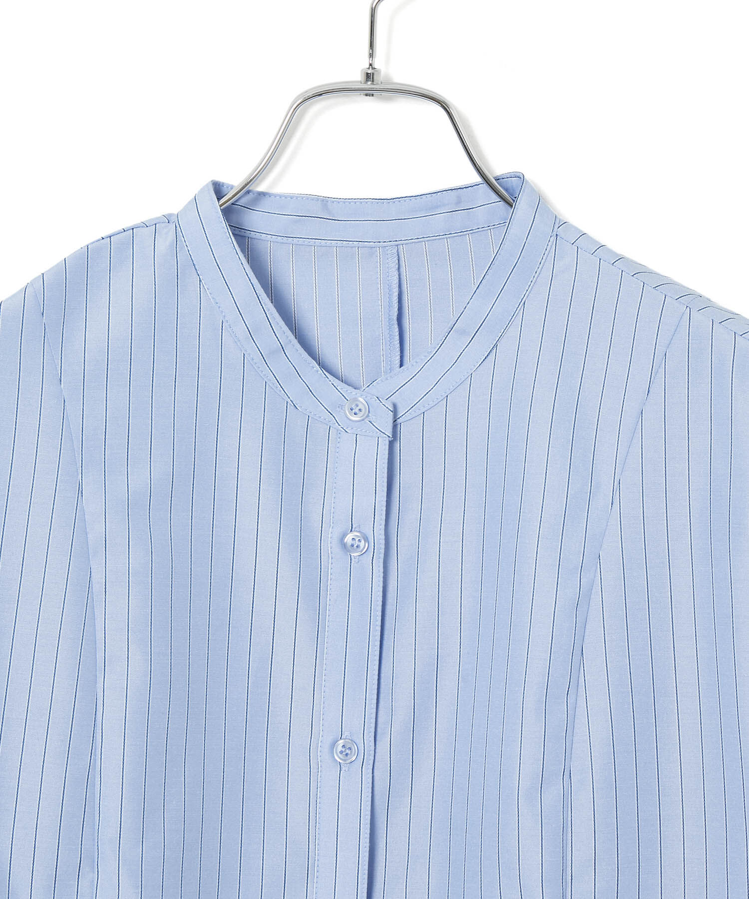 VIS「【洗える】アシンメトリーフレアーシャツ」|シャツ・ブラウス|