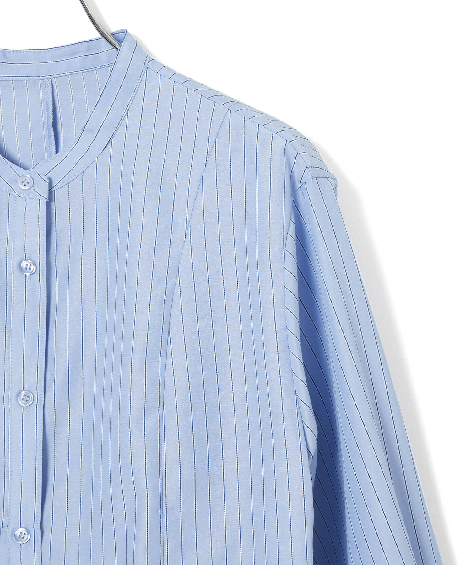 VIS「【洗える】アシンメトリーフレアーシャツ」|シャツ・ブラウス|