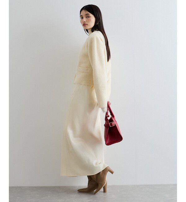 VIS「【選べる着丈】シャイニーナロースカート【洗える】」|スカート|