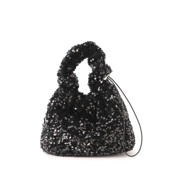 VIS「ローズ&スパンコールドロストバッグ」|ハンドバッグ|