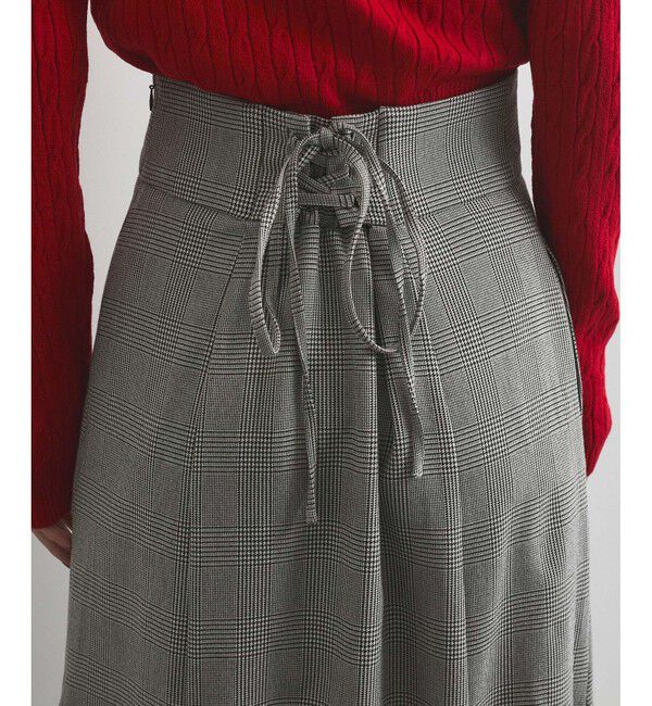 VIS「【洗える】チェック柄マーメイドスカート」|スカート|