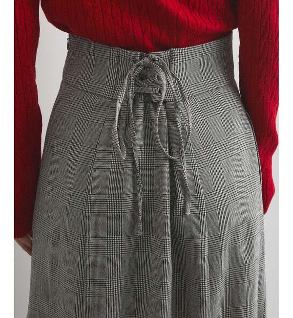 VIS「【洗える】チェック柄マーメイドスカート」|スカート|