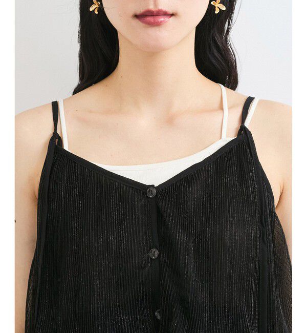 VIS「【WEB限定】【前後2WAY】グリッターフレアビスチェ」|キャミソール|