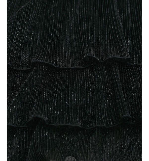 VIS「【WEB限定】【前後2WAY】グリッターフレアビスチェ」|キャミソール|