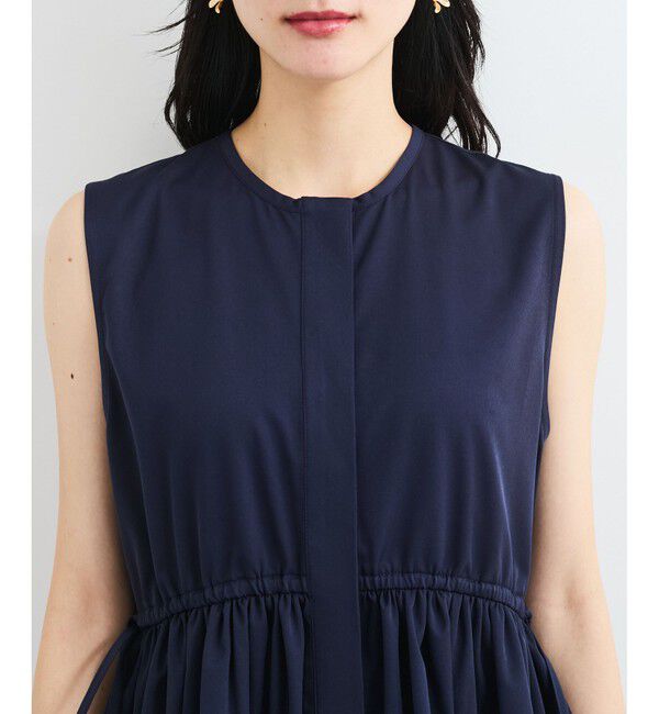 VIS「【WEB限定】ギャザーペプラムブラウス」|シャツ・ブラウス|