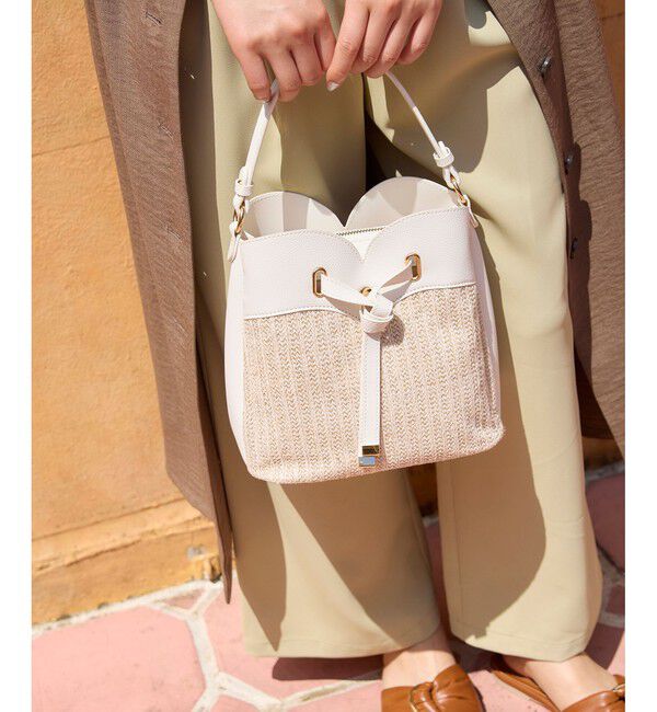 VIS「【2WAY】ハートカットカゴバッグ」|ショルダー・メッセンジャー|