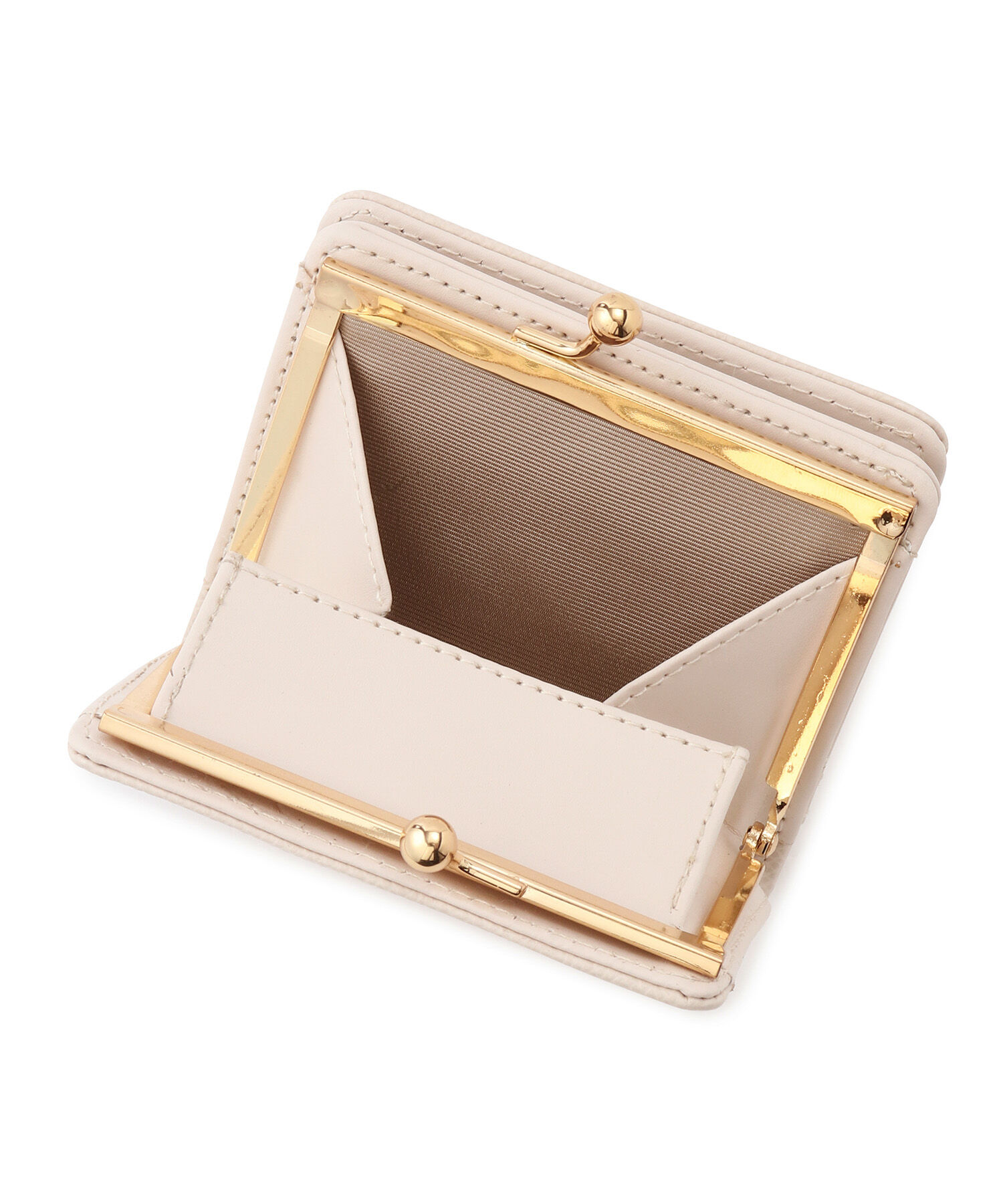 ROPE PICNIC PASSAGE「メタルリボンエンボス2つ折りウォレット」|財布|