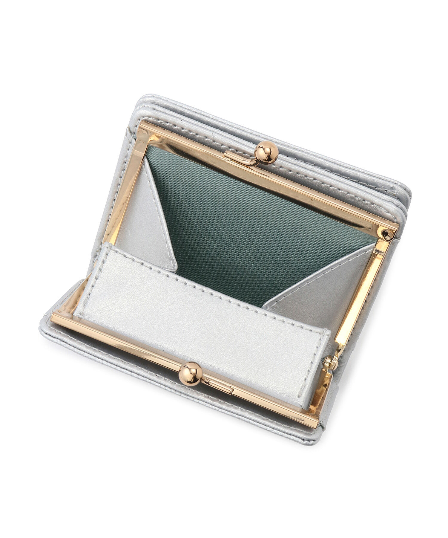 ROPE PICNIC PASSAGE「メタルリボンエンボス2つ折りウォレット」|財布|