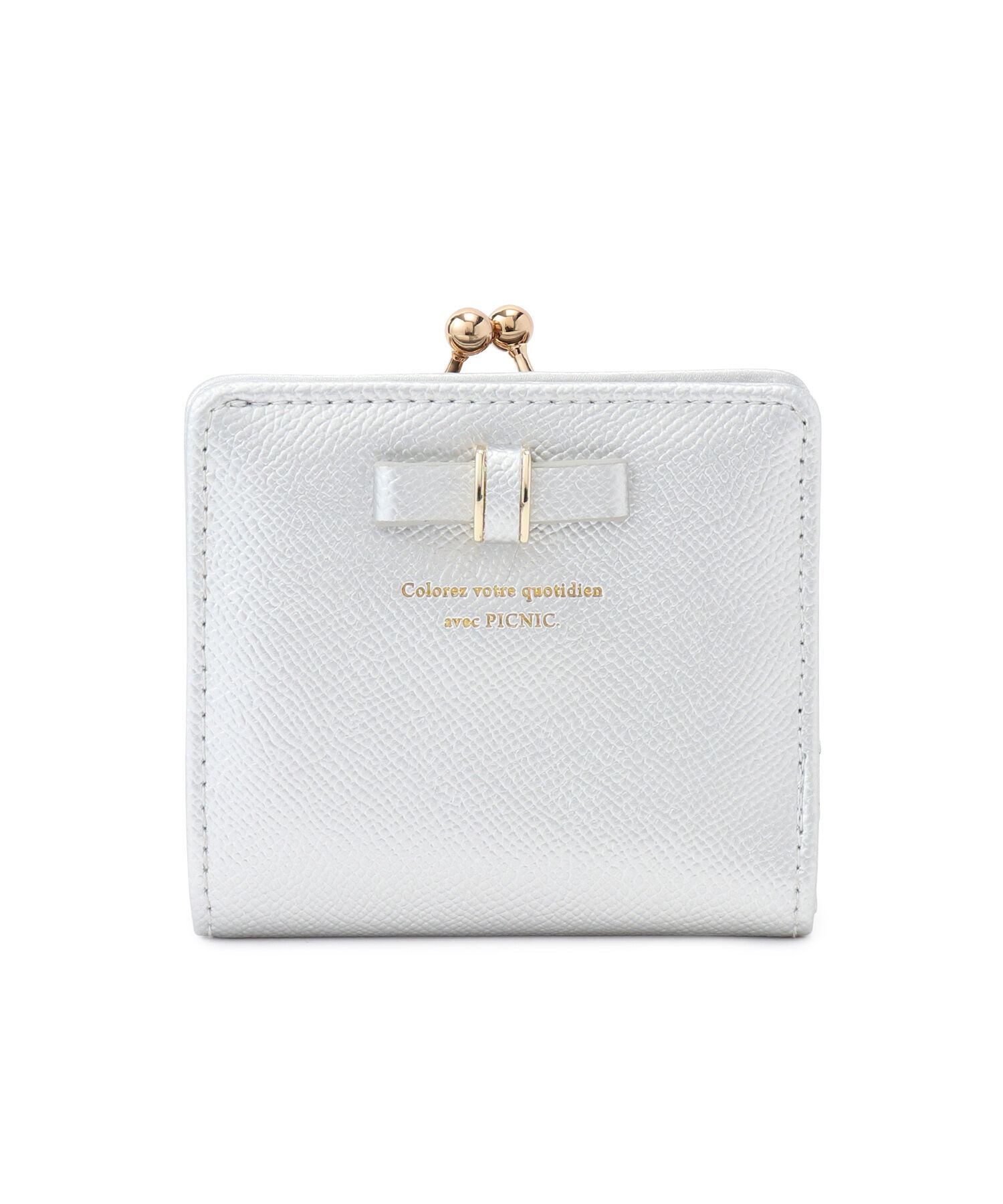 ROPE PICNIC PASSAGE「メタルリボンエンボス2つ折りウォレット」|財布|