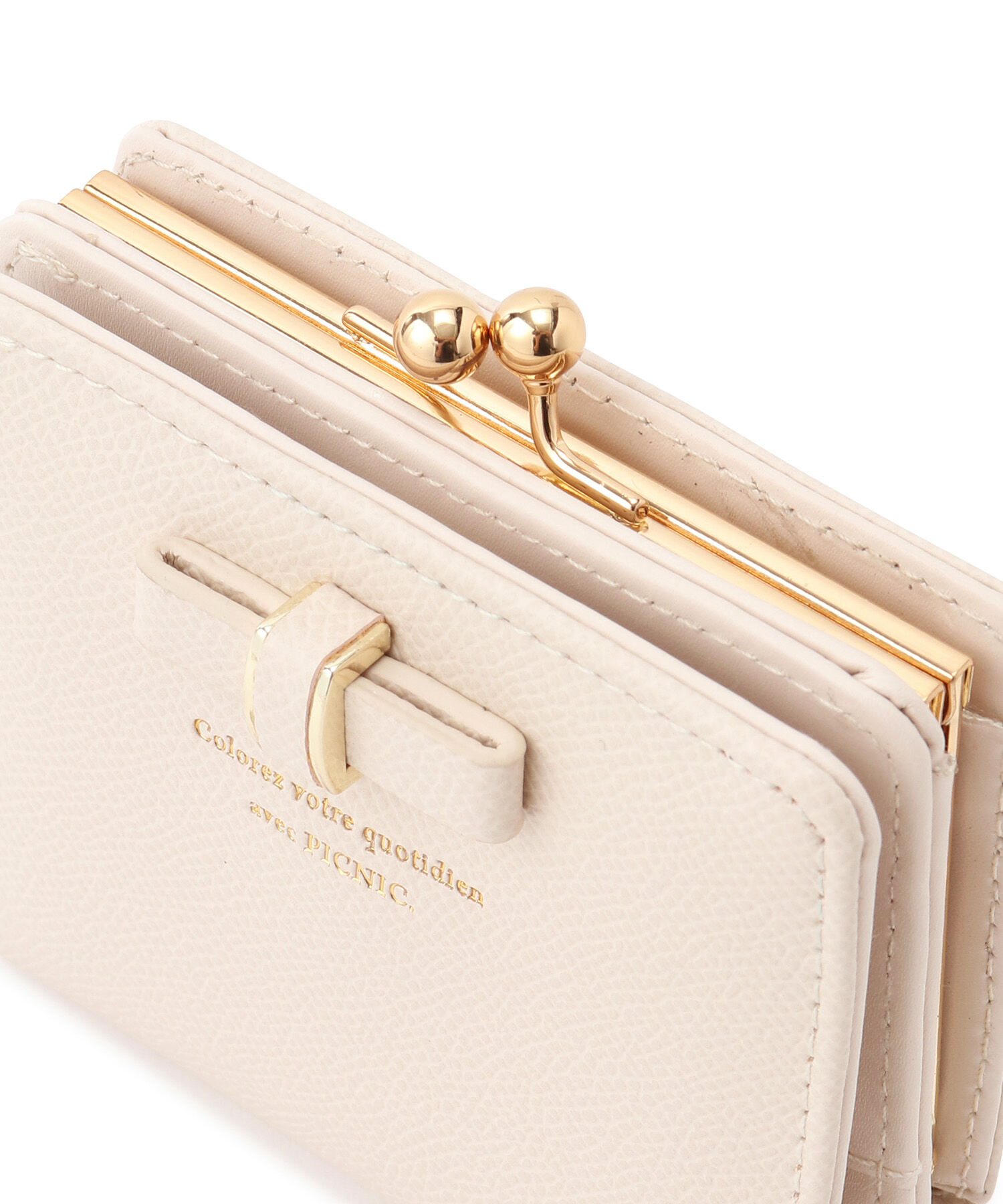 ROPE PICNIC PASSAGE「メタルリボンエンボス2つ折りウォレット」|財布|