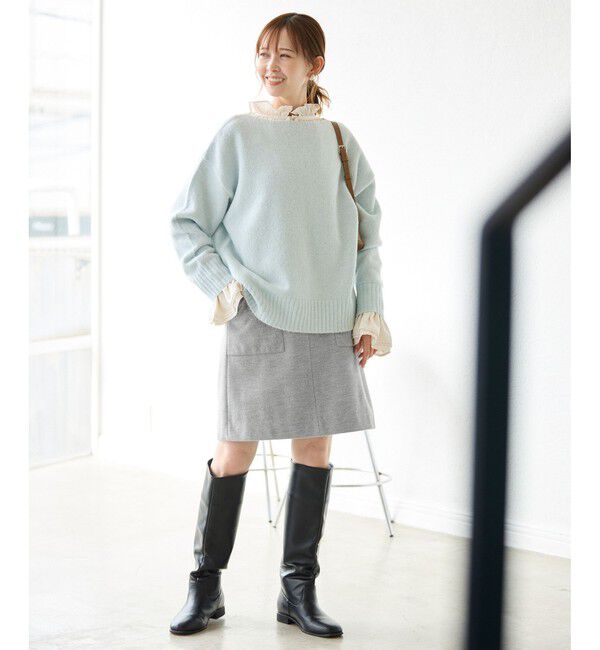 Rope&rsquo;Picnic「ジャージメルトンスカート」|スカート|