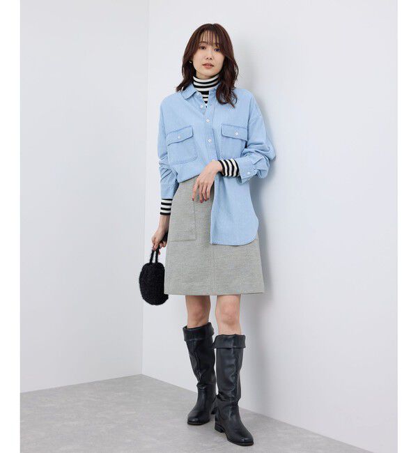 Rope&rsquo;Picnic「ジャージメルトンスカート」|スカート|