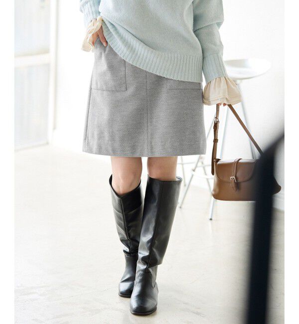 Rope&rsquo;Picnic「ジャージメルトンスカート」|スカート|