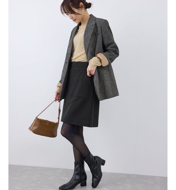 Rope&rsquo;Picnic「ジャージメルトンスカート」|スカート|