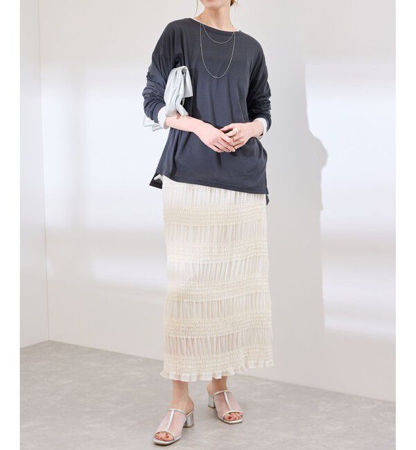 ROPE PICNIC PASSAGE「スクエアトゥチュールミュール」|パンプス|