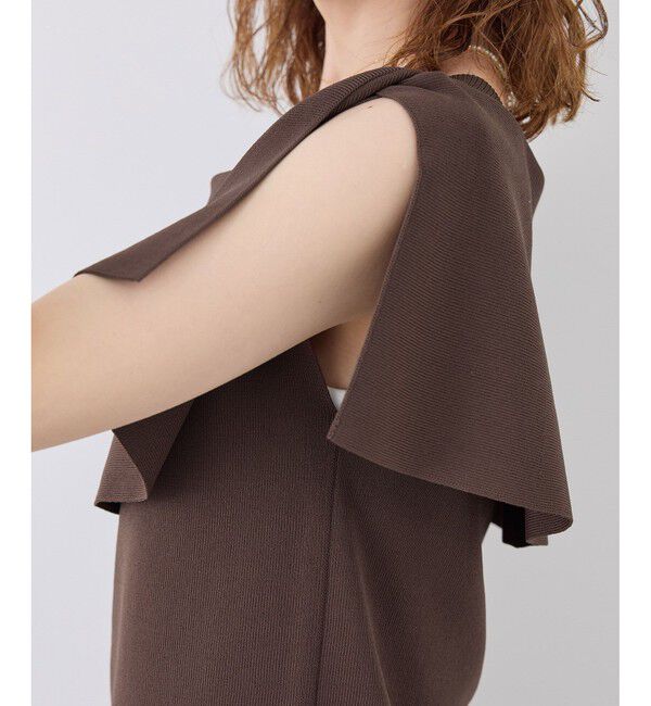 Rope&rsquo;Picnic「【UVカット・接触冷感・イージーケア】八方映えニット ケープニットプルオーバー」|ニット・セーター|