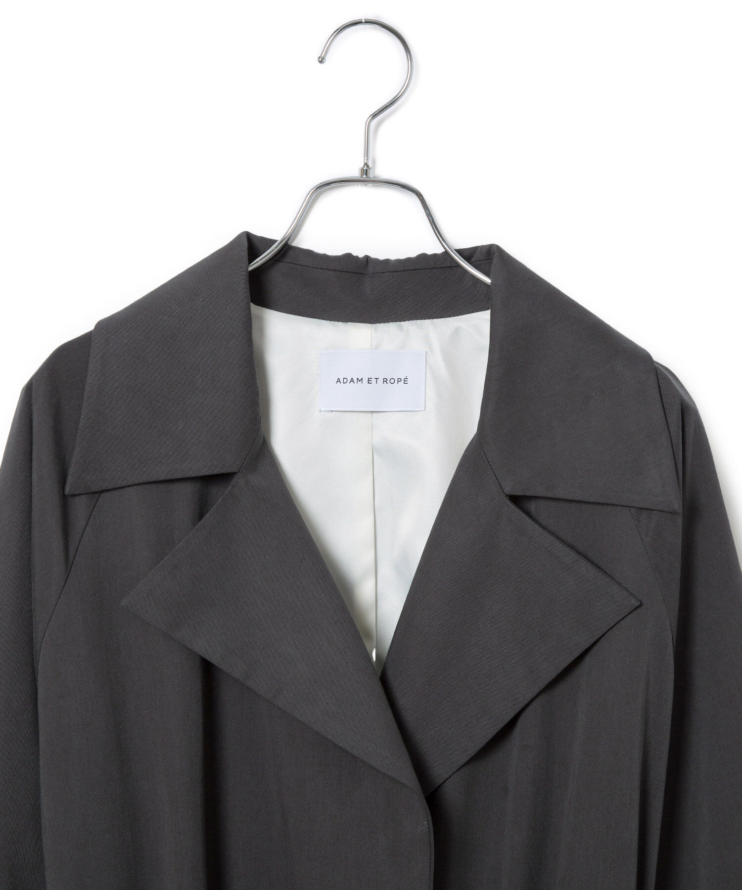 ADAM ET ROPE'「ミニマルオーバートレンチコート」|トレンチコート|