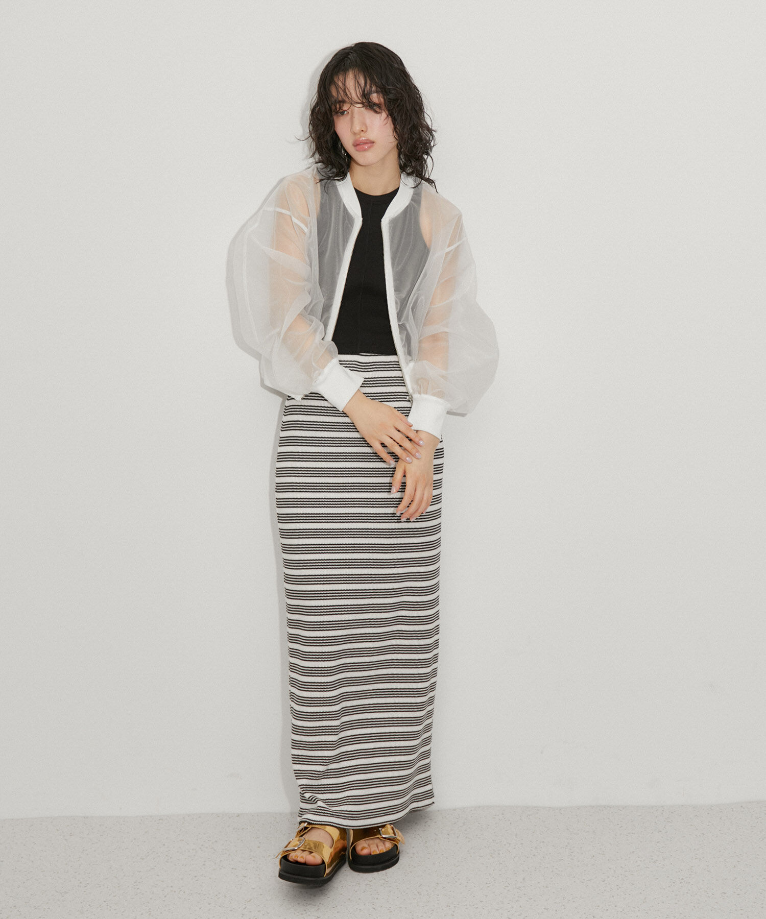 ADAM ET ROPE'「【サステナブル】アメスリタンクトップ」|タンクトップ|