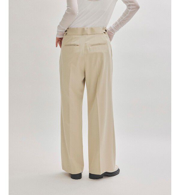 ADAM ET ROPE'「【WEB限定】・【撥水】骨格別スラックス ナチュラル」|スラックス|