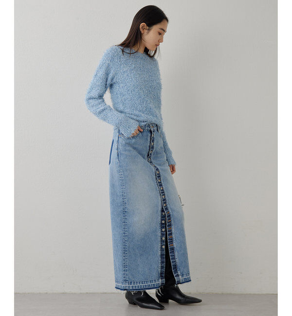  「ツィードニットプルオーバー」|ニット・セーター|