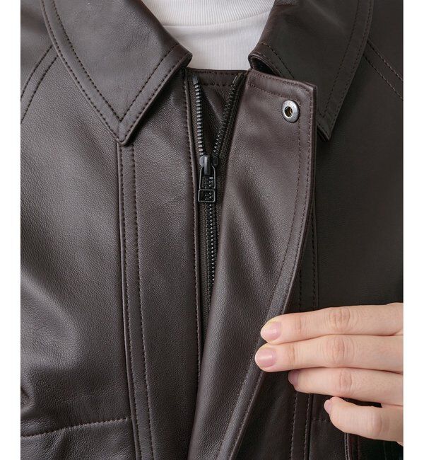 GEMINI「【GEMINI】レザーブルゾン」|ブルゾン・スタジャン|