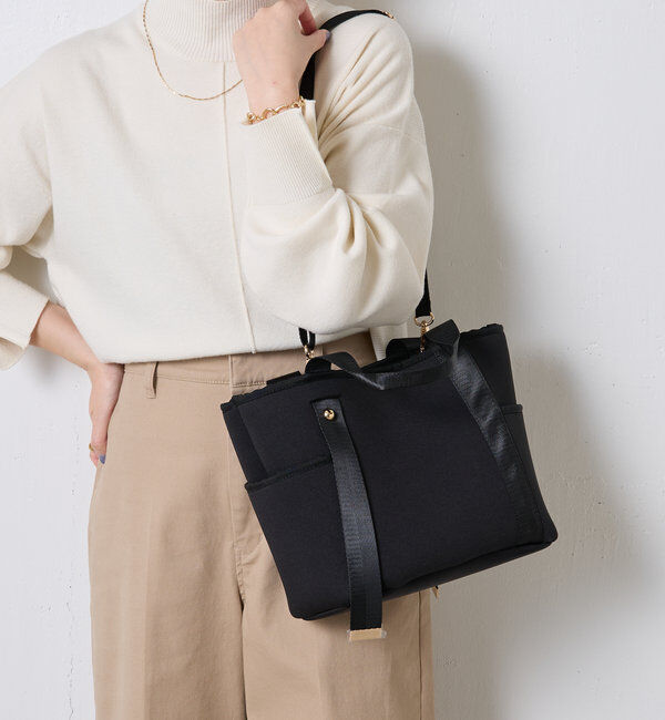  「《新色登場》【PAPILLONNER/パピヨネ】ミニウエットダブルポケットトート」|トートバッグ|