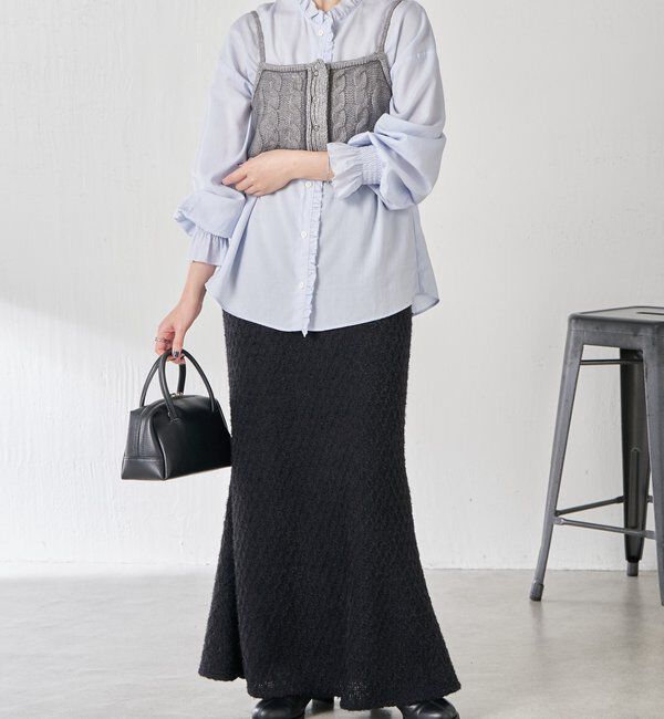  「シャギーマーメイドスカート」|スカート|