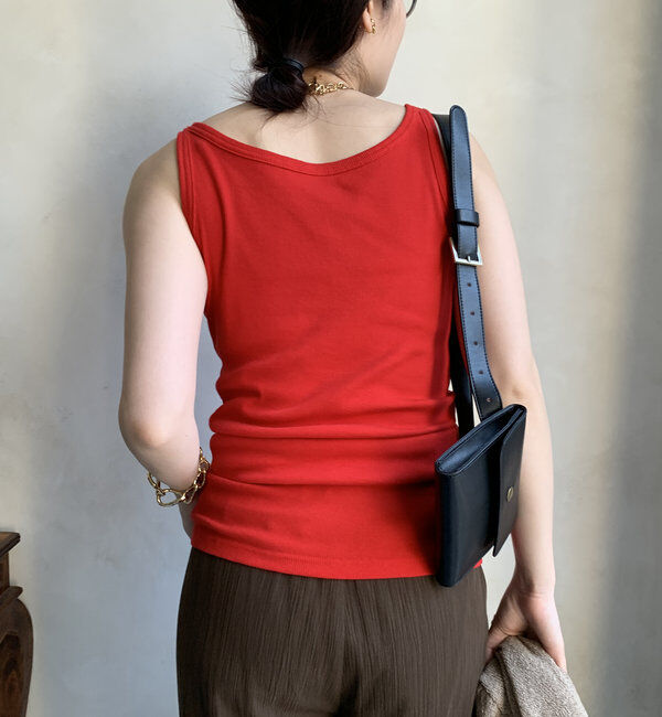  「【新色追加】リブタンク」|Tシャツ・カットソー|