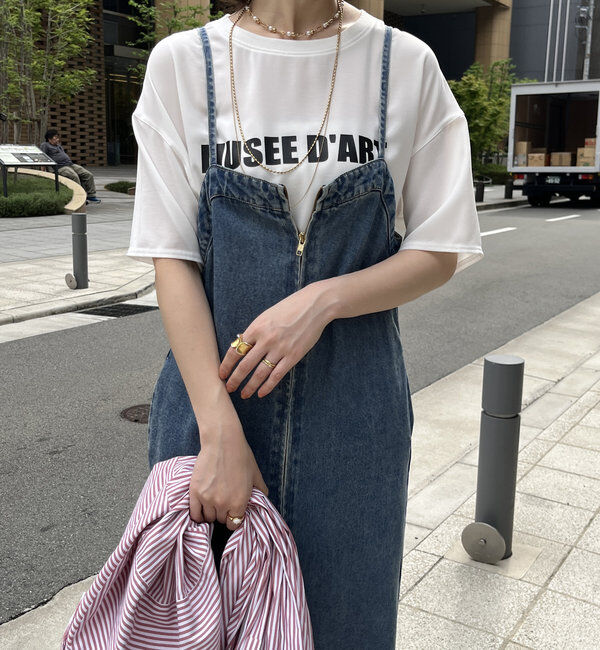  「ジョーゼットロゴTEE」|シャツ・ブラウス|