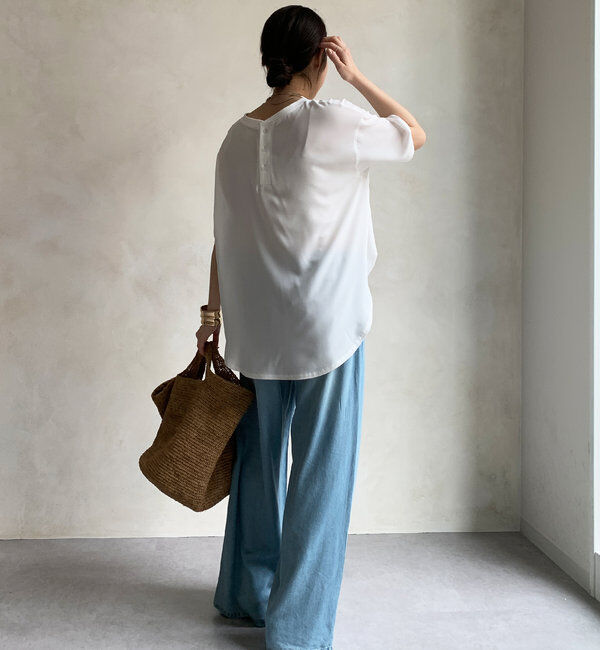  「ジョーゼットロゴTEE」|シャツ・ブラウス|